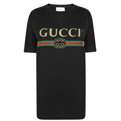 fake gucci t-shirt dress women|vintage gucci logo t shirt.